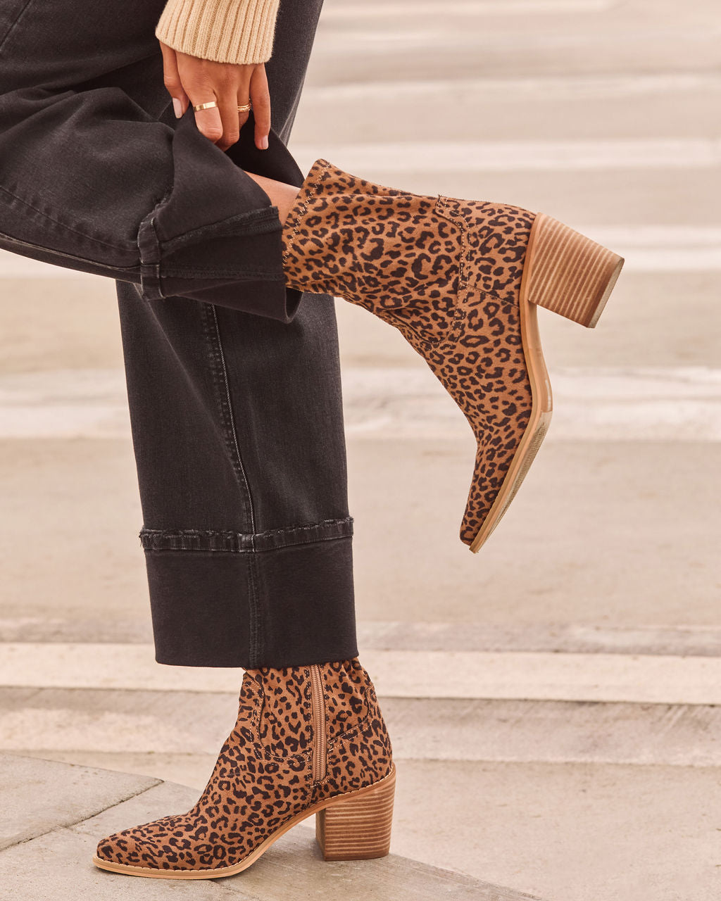 Alexie Suede Bootie - Image 4