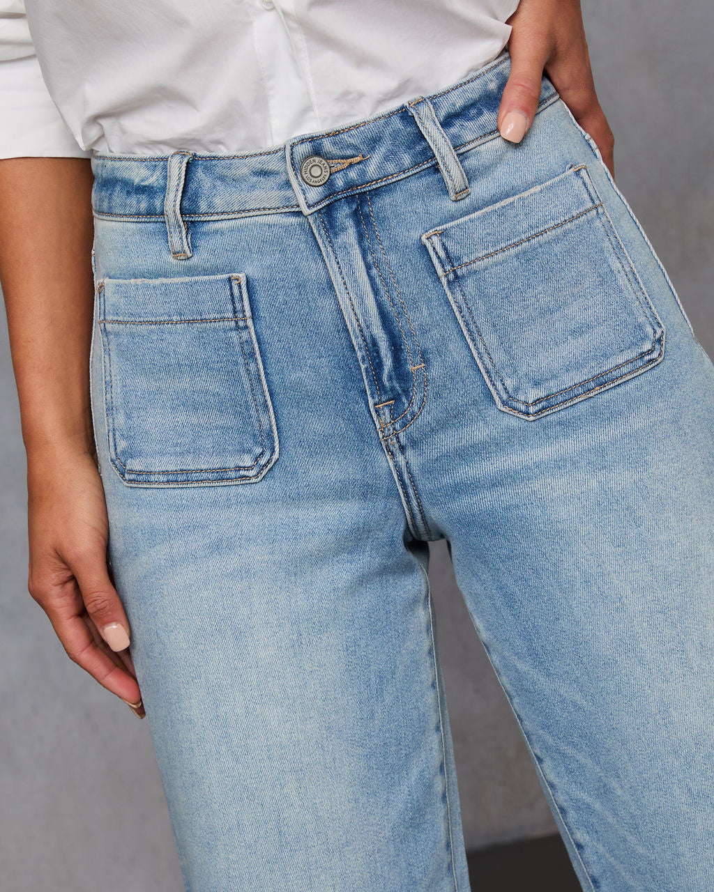 Janis Super Stretch Wide Leg Jeans - Image 6