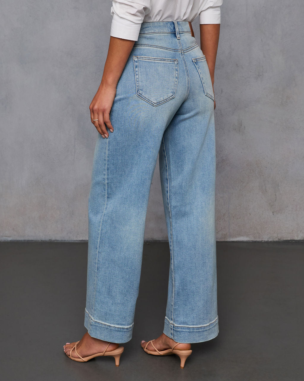 Janis Super Stretch Wide Leg Jeans - Image 4