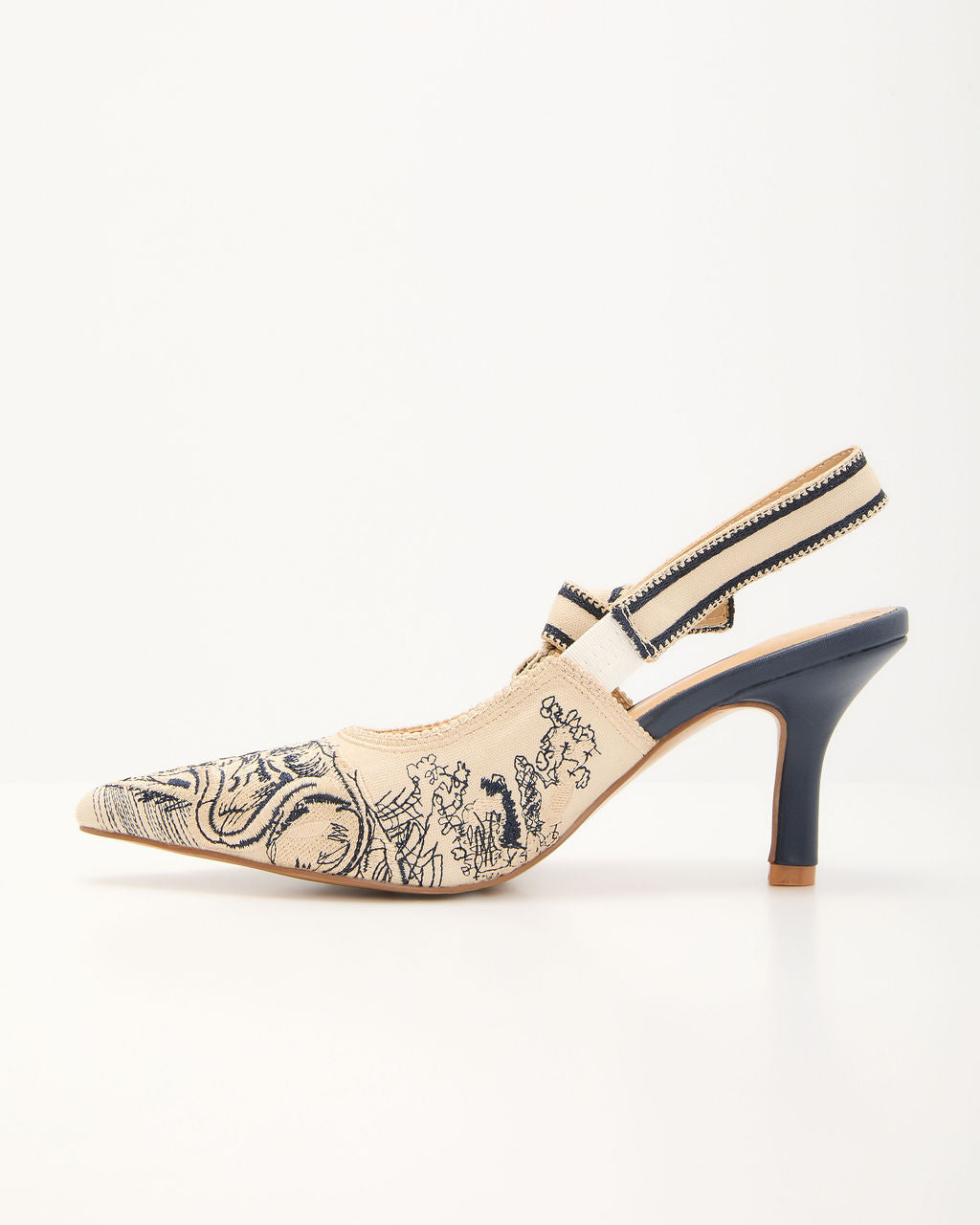 Selana Slingback Heels - Image 5