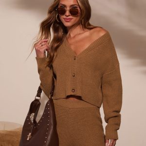 Cozy Skies Cropped Cardigan