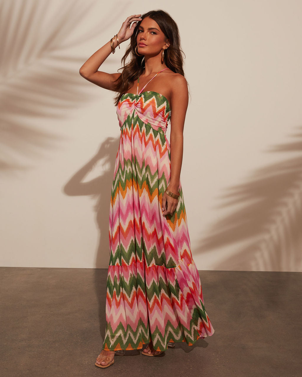 Sunset Tropics Empire Maxi Dress - Image 9