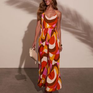 Adina Abstract Printed Jumpsuit