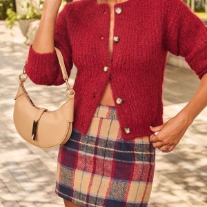 Brionie Plaid Mini Skirt