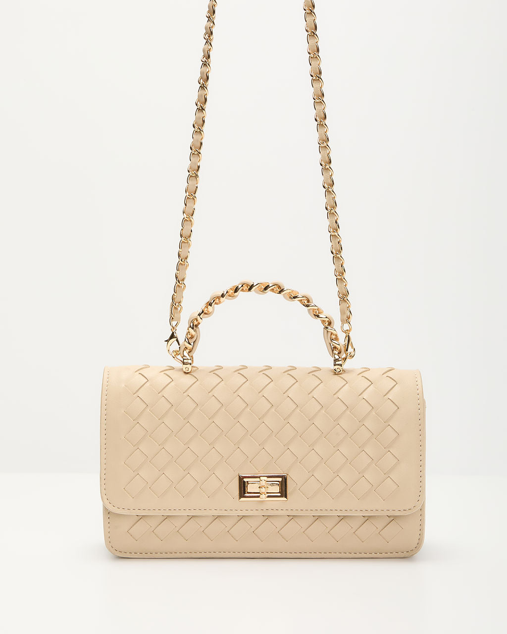 Gretta Woven Leather Crossbody Bag - Image 6