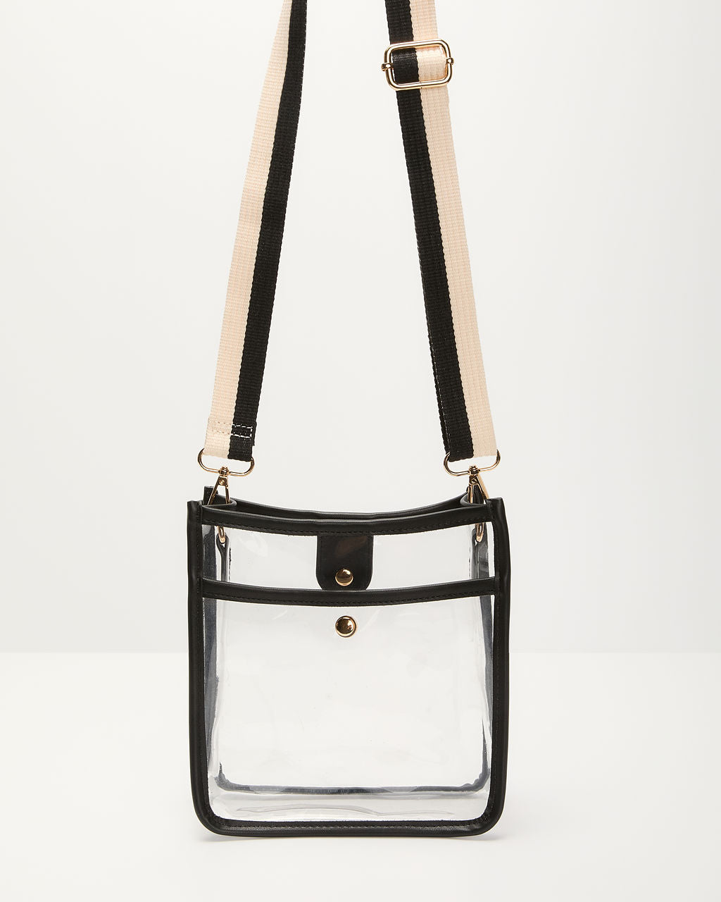 Bag Check Clear PVC Crossbody Bag - Image 6