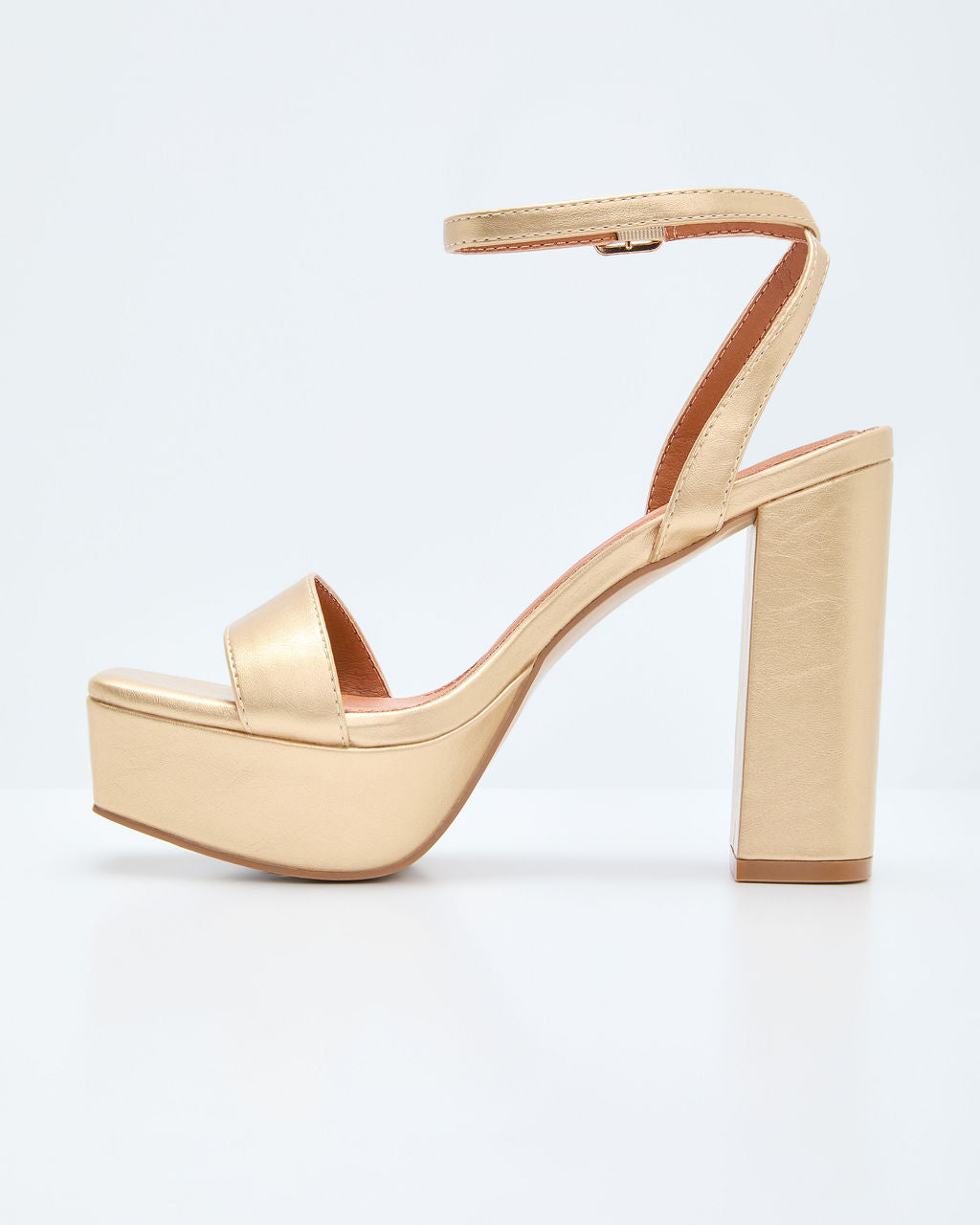 Cindria Metallic Platform Heels - Image 6