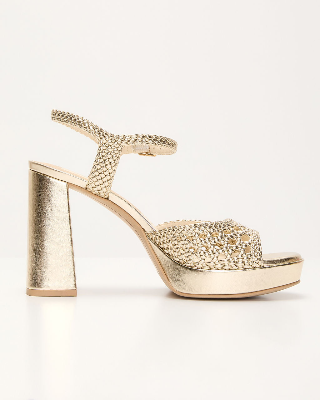 Peyten Metallic Crochet Heels - Image 6