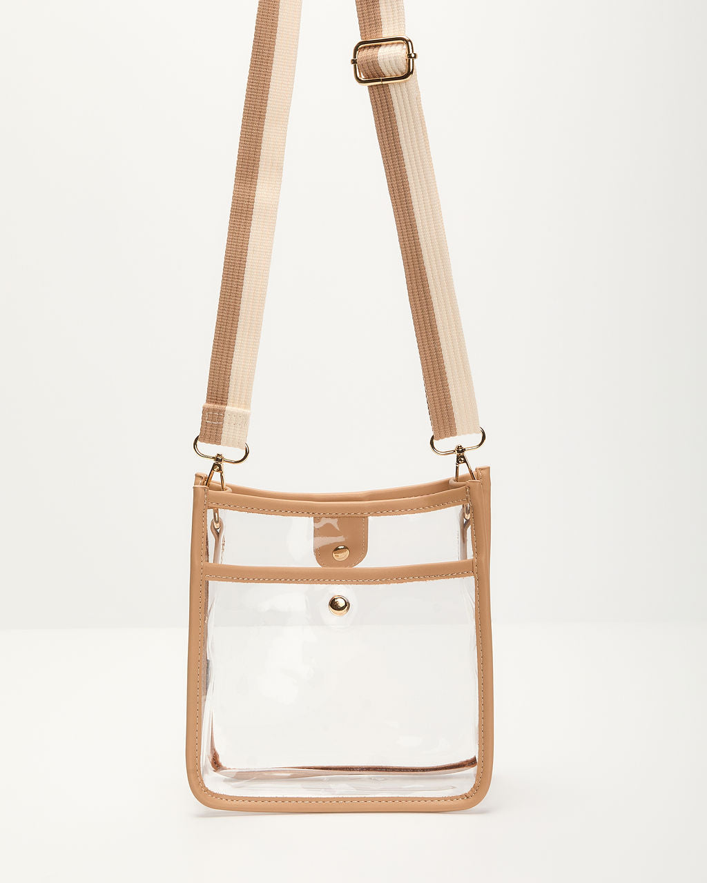 Bag Check Clear PVC Crossbody Bag - Image 2