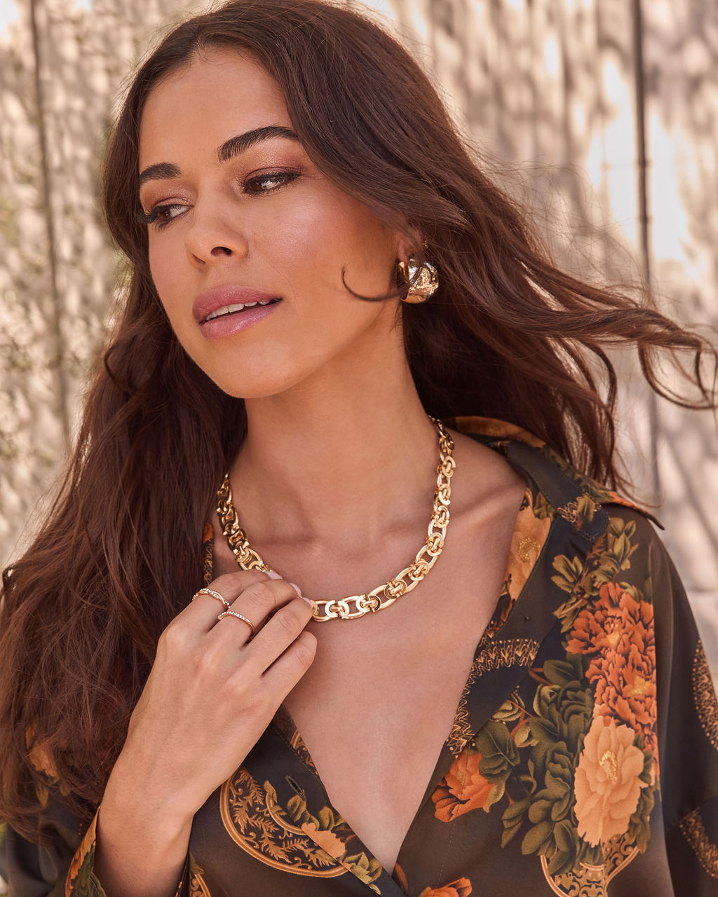 Whispered Marigold Chain Link Necklace - Image 6