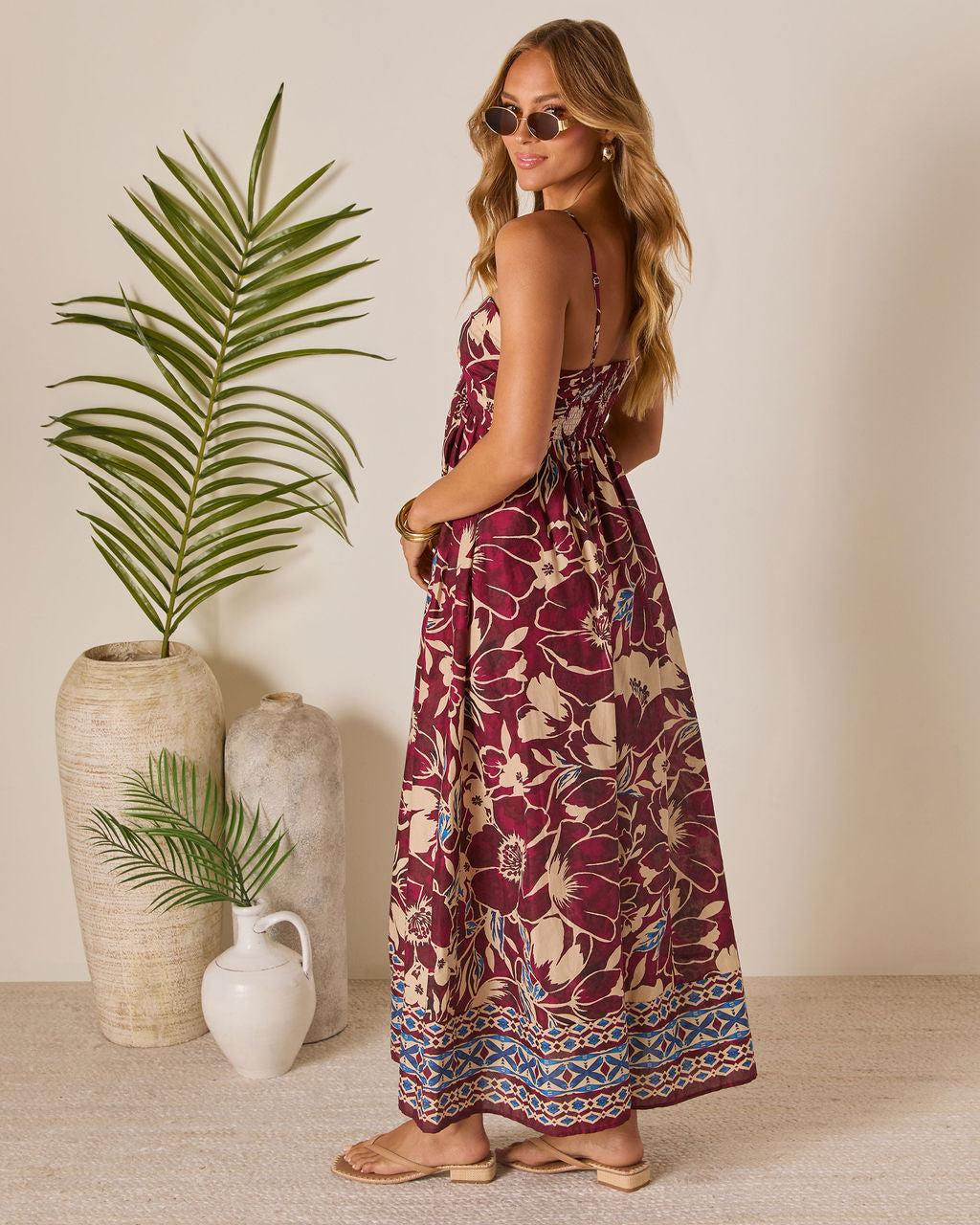 Sunset Tropics Empire Maxi Dress - Image 4
