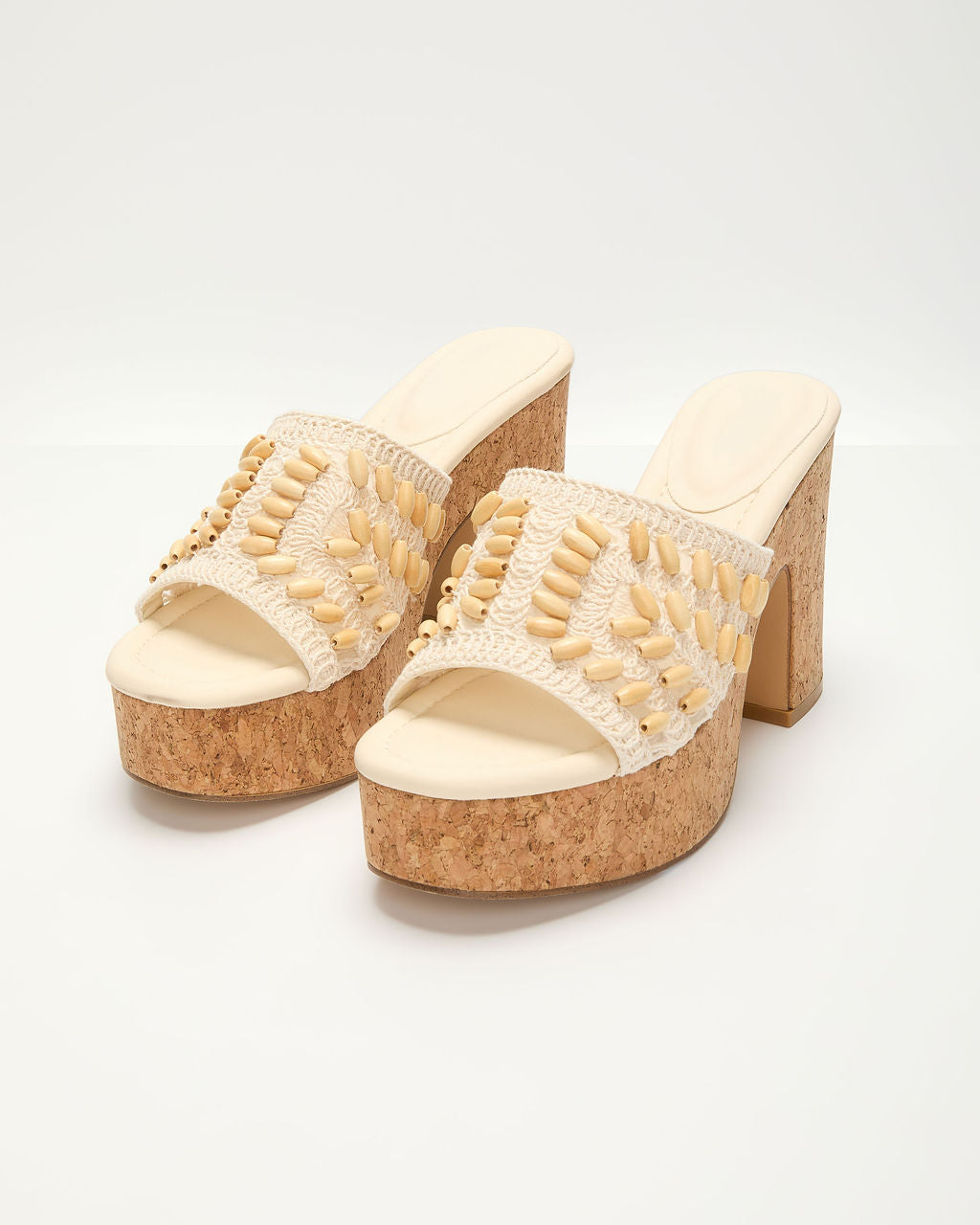 Madisson Shell Crochet Platform Sandal - Image 8