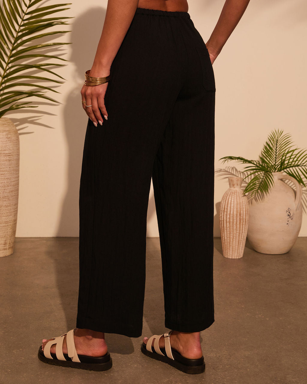 Juliena Waist Tie Pants - Image 4