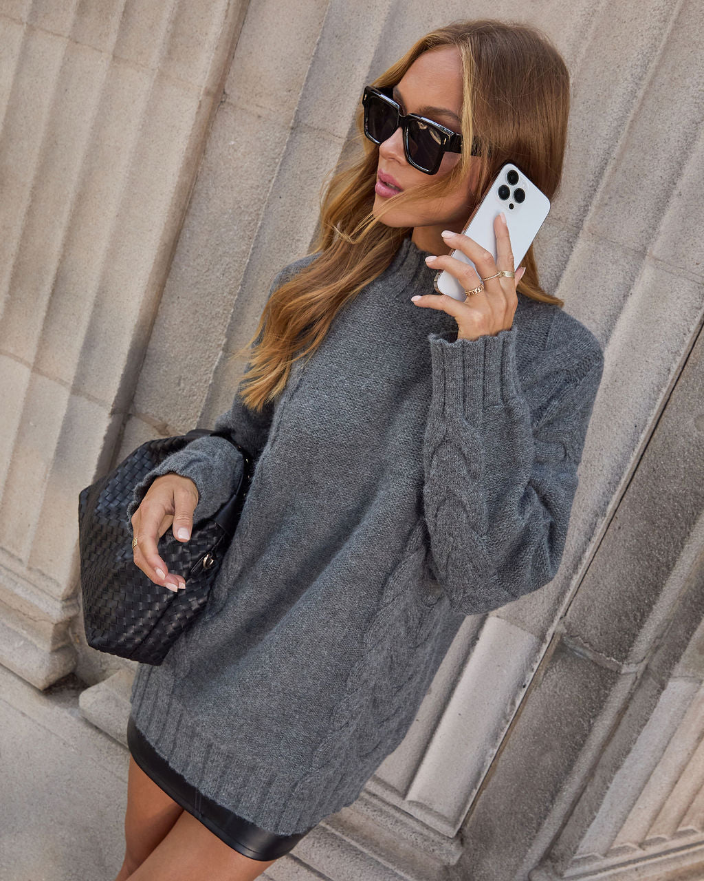 Only Yours Oversized Cable Knit Sweater - Image 5