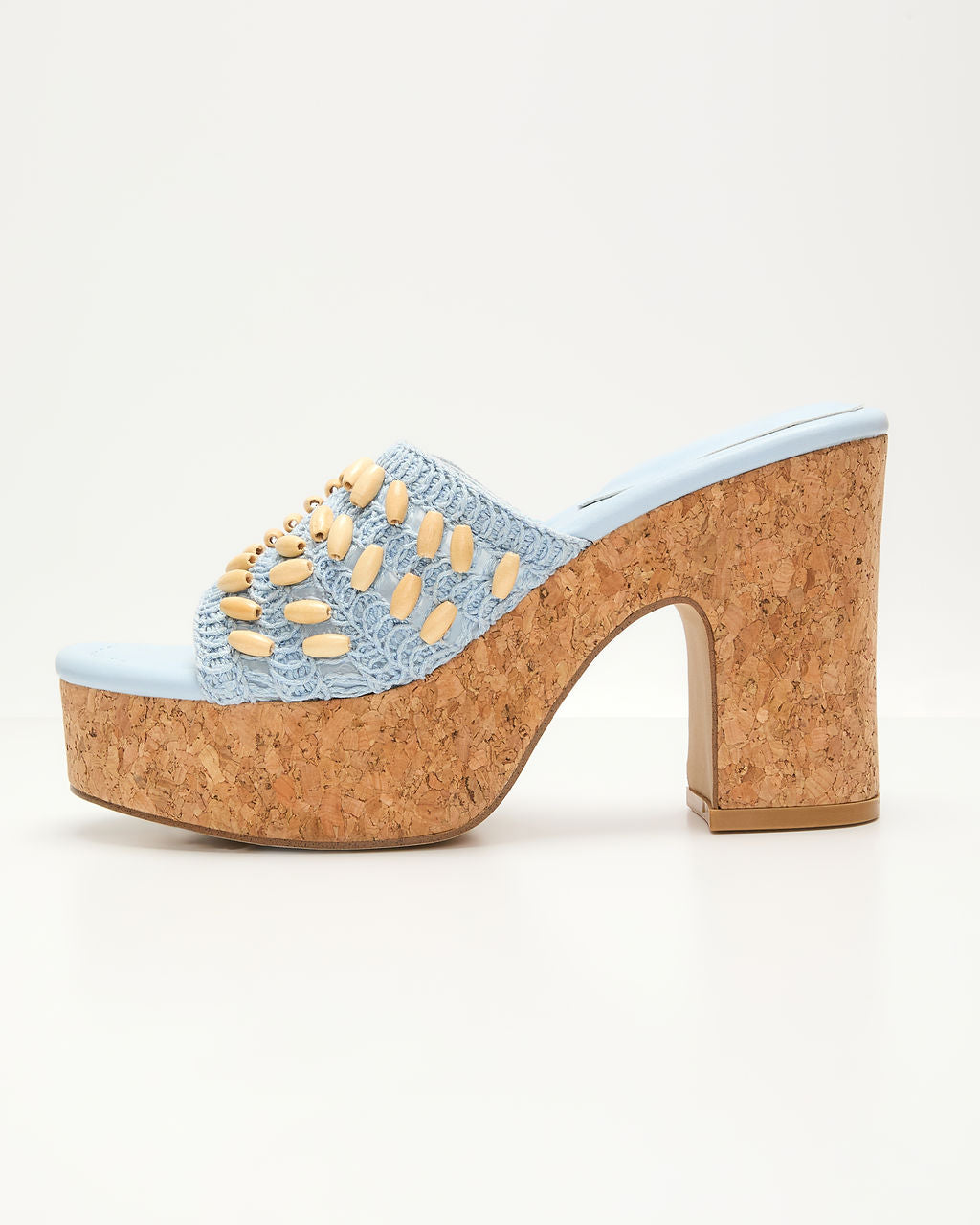 Madisson Shell Crochet Platform Sandal - Image 4