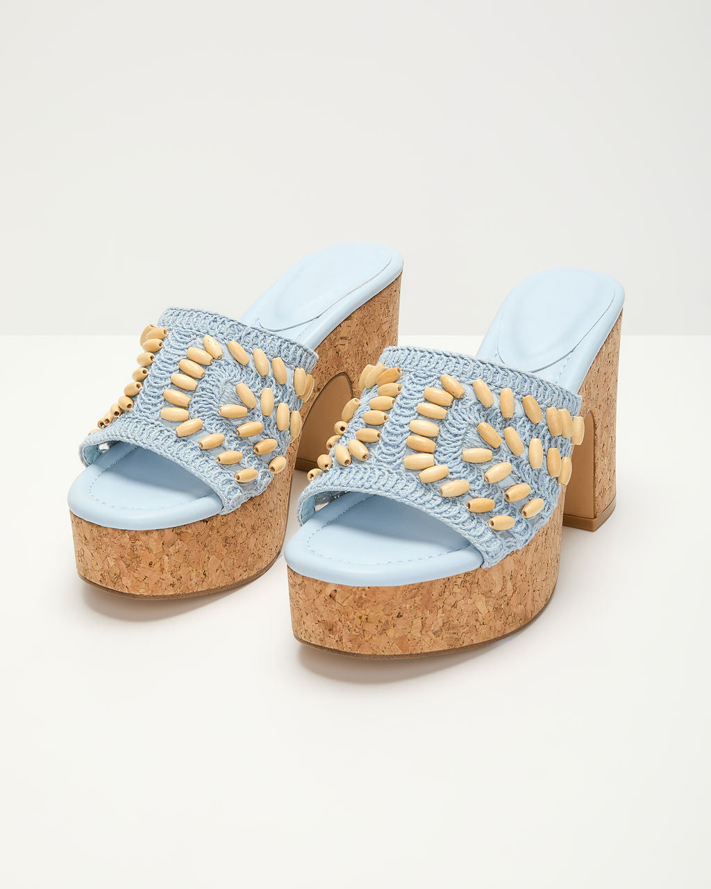 Madisson Shell Crochet Platform Sandal - Image 2