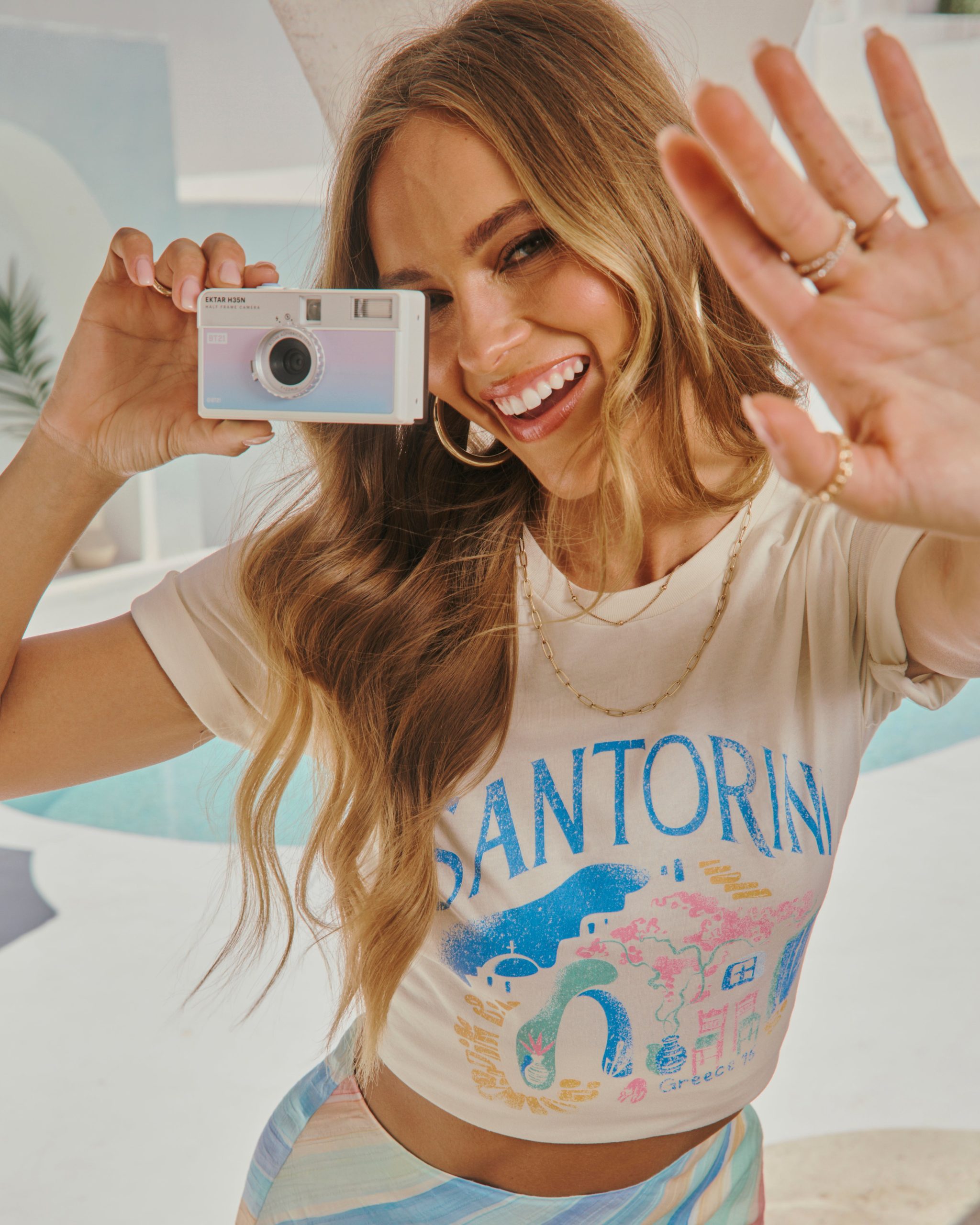 Santorini Short Sleeve Graphic Tee - Image 6