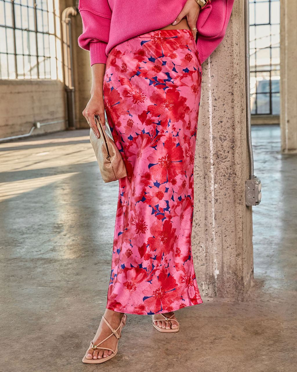 Bloom Again Printed Midi Skirt - Image 5