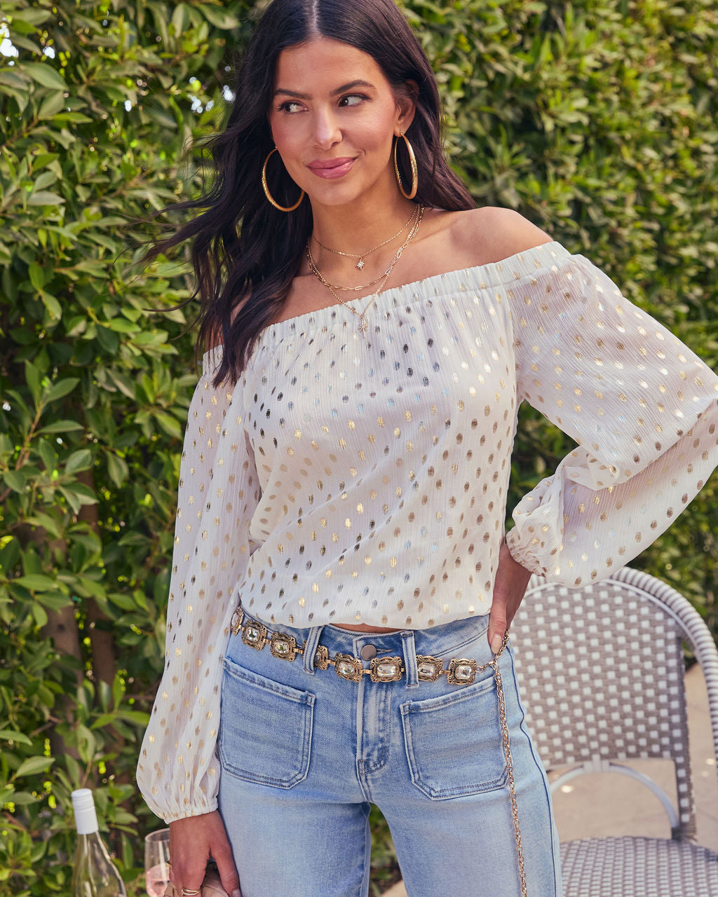 Sevana Embellished Chain Belt - Image 2