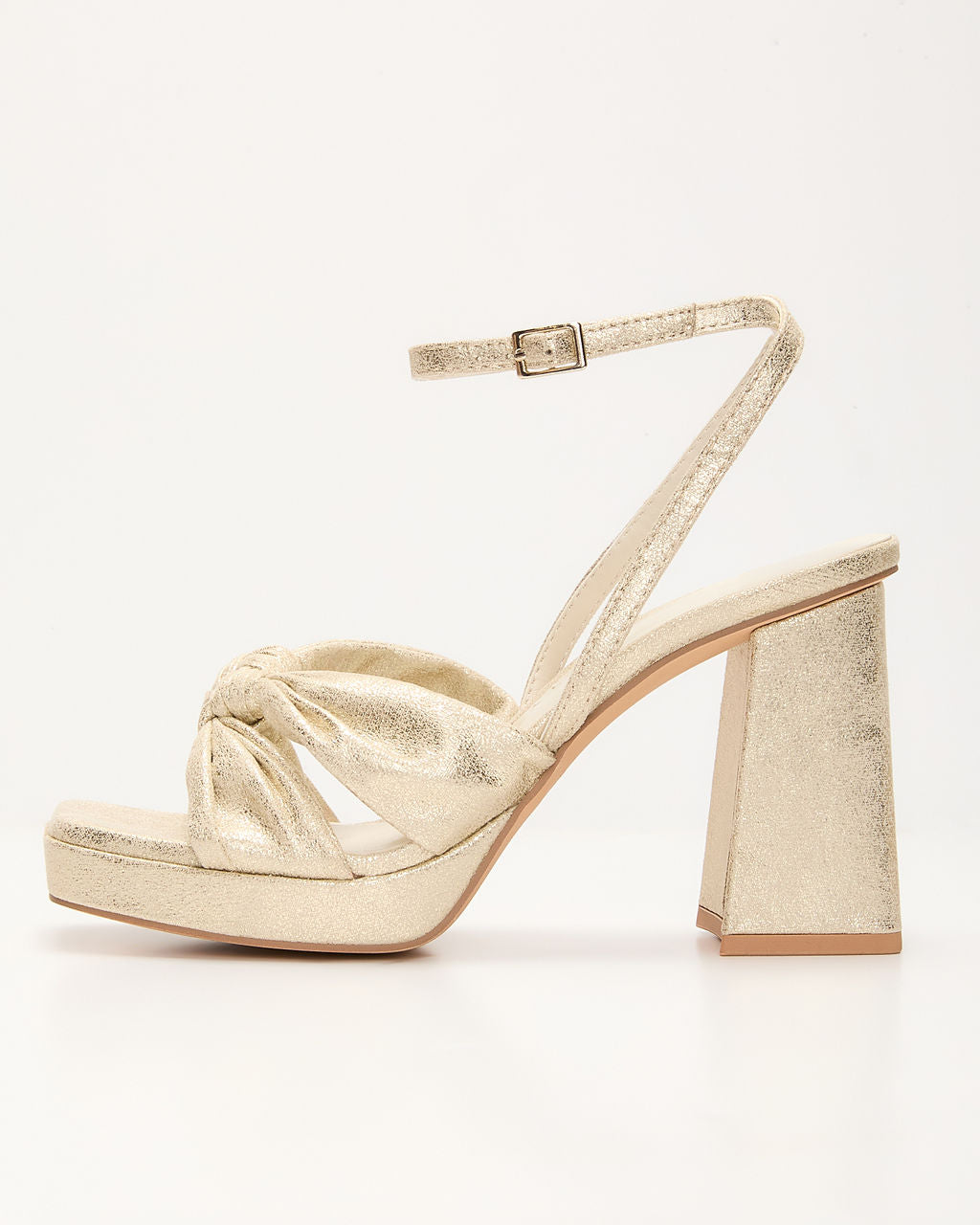 Fairydust Metallic Twist Front Heels - Image 2
