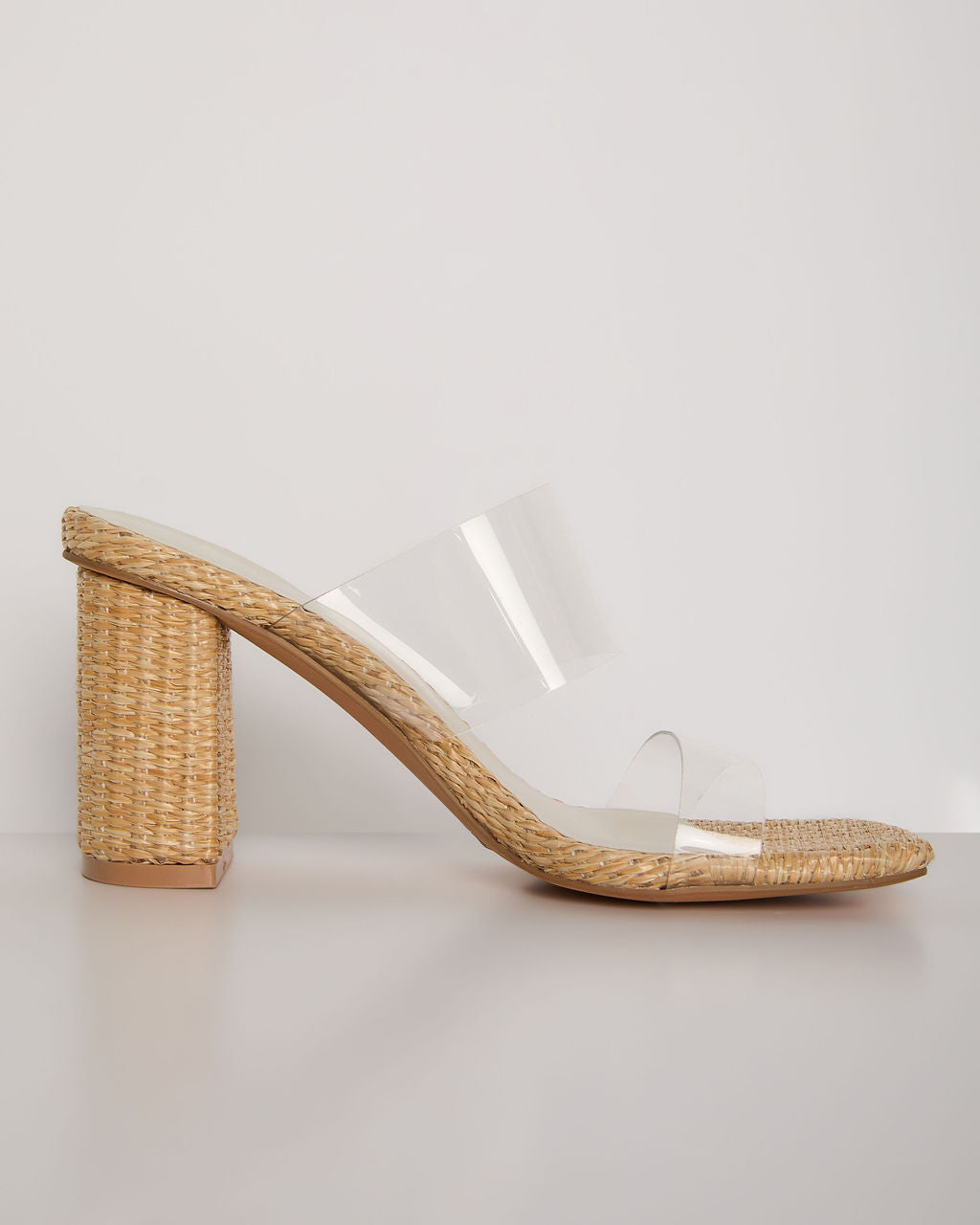 Sunny Days Clear Open Toe Mules - Image 6