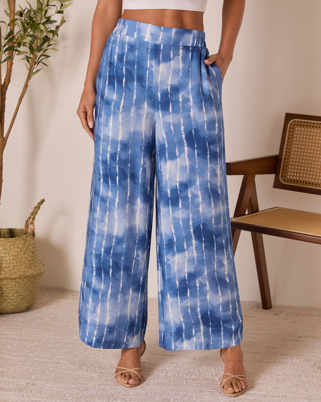 Loulen Striped Tie Dye Pants - Image 2