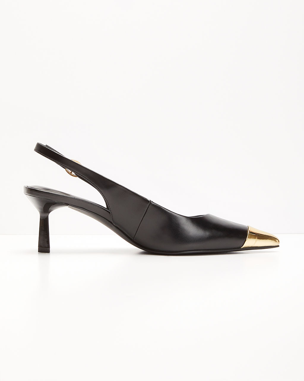 Denzel Metallic Tip Slingback Heels - Image 6