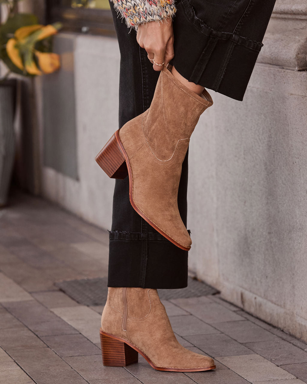 Alexie Suede Bootie - Image 13