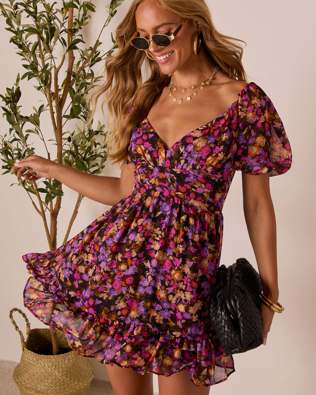 Chasing Dawn Babydoll Mini Dress - Image 5