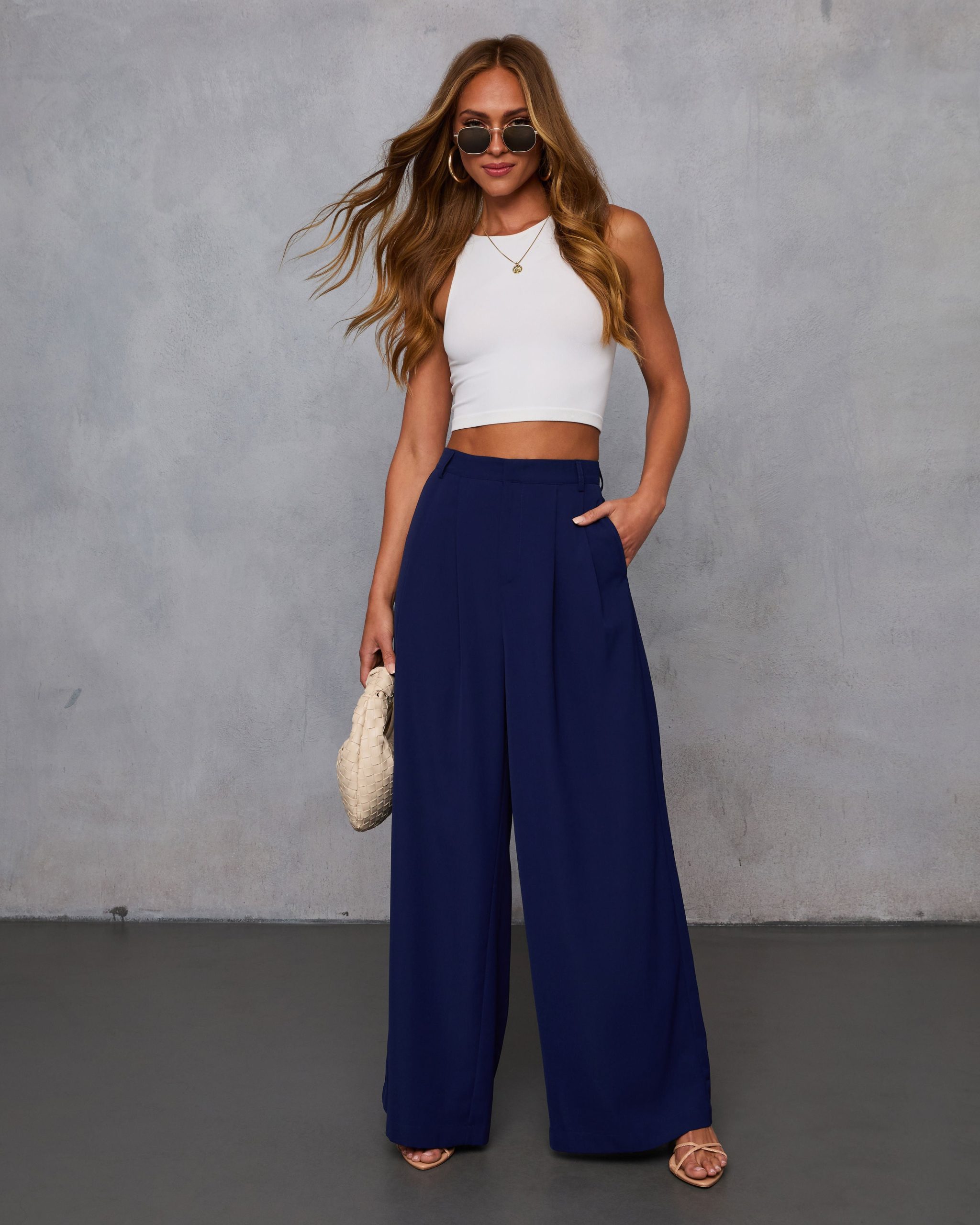 Madrigal Pocketed Wide Leg Pants - Image 13