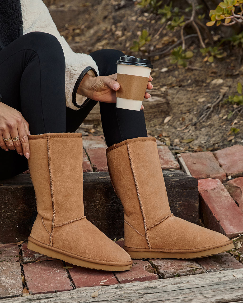 Eliah Faux Suede Mid Calf Boots - Image 4