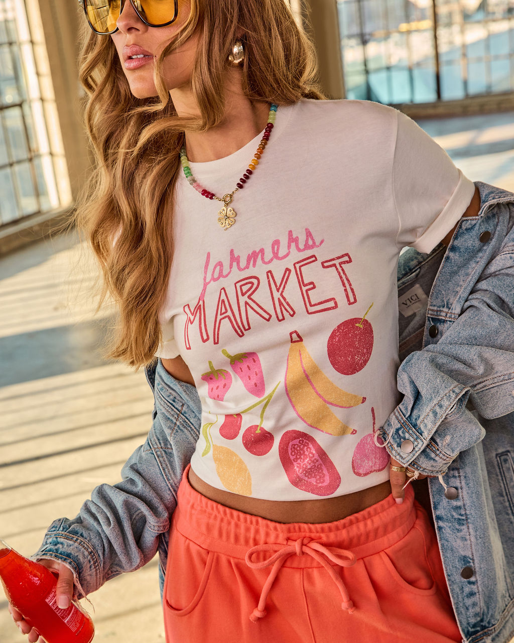 Farmers Market Harvest Short Sleeve Graphic Tee - Image 5