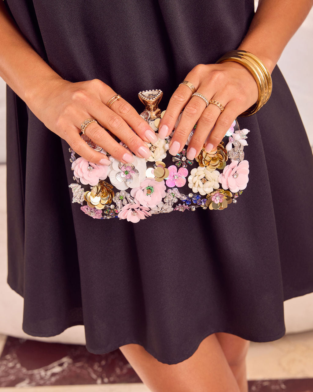 Like Wildflowers Floral Embroidered Clutch - Image 10