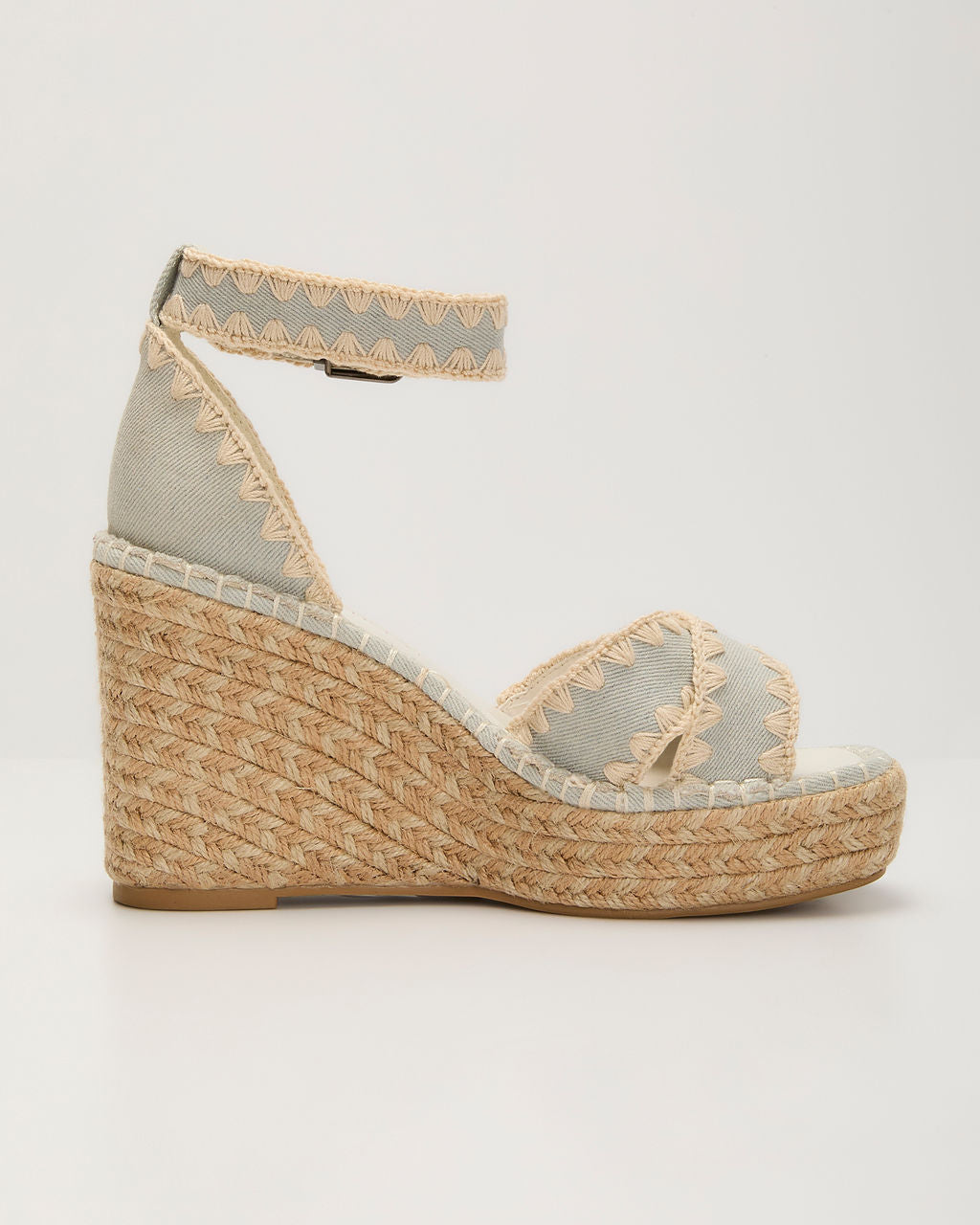 Saddler Raffia Wedge Sandal - Image 6