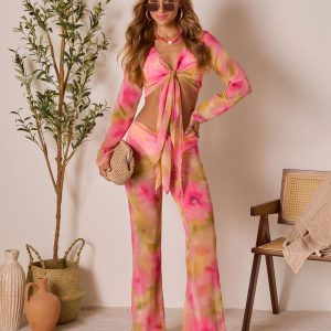 Rosiana Mesh Cover Up Pants