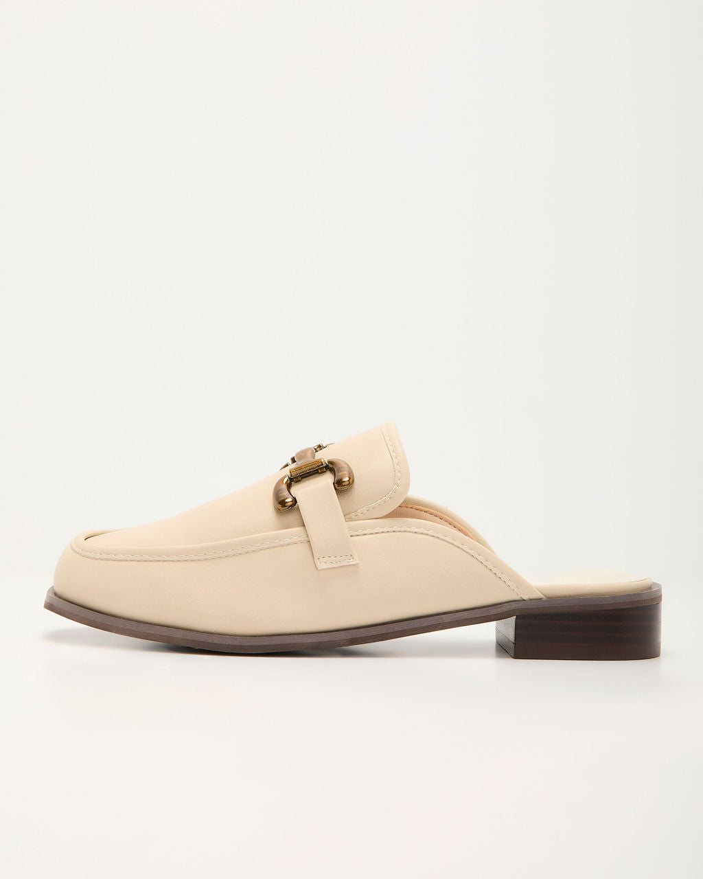 Honey Hide Loafer Mules - Image 3