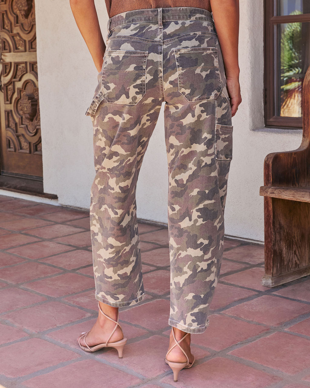 Rolend Super Stretch Camo Barrel Jeans - Image 4
