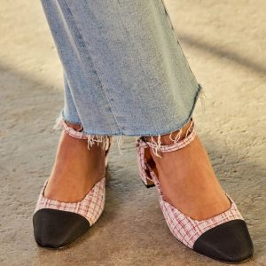 Rosalea Tweed Kitten Heels