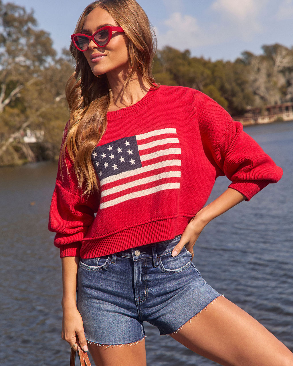 Western Light Distressed Denim Shorts - Image 3