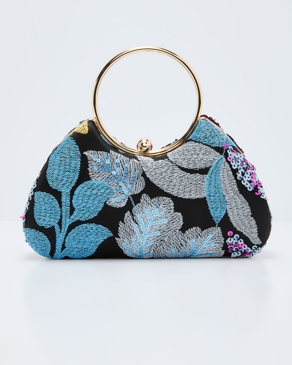 Gypsy Petal Sequin Embellished O Ring Bag - Image 6