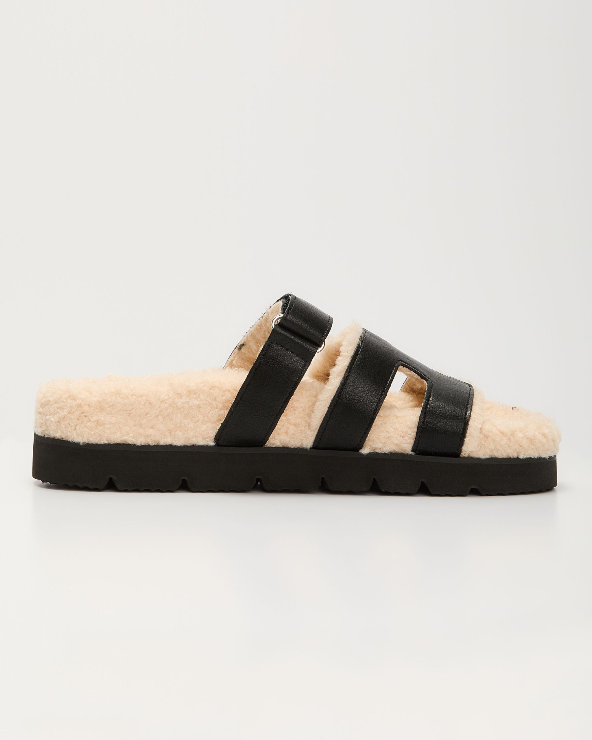 Adelene Sherpa Lined H-Strap Sandal - Image 6