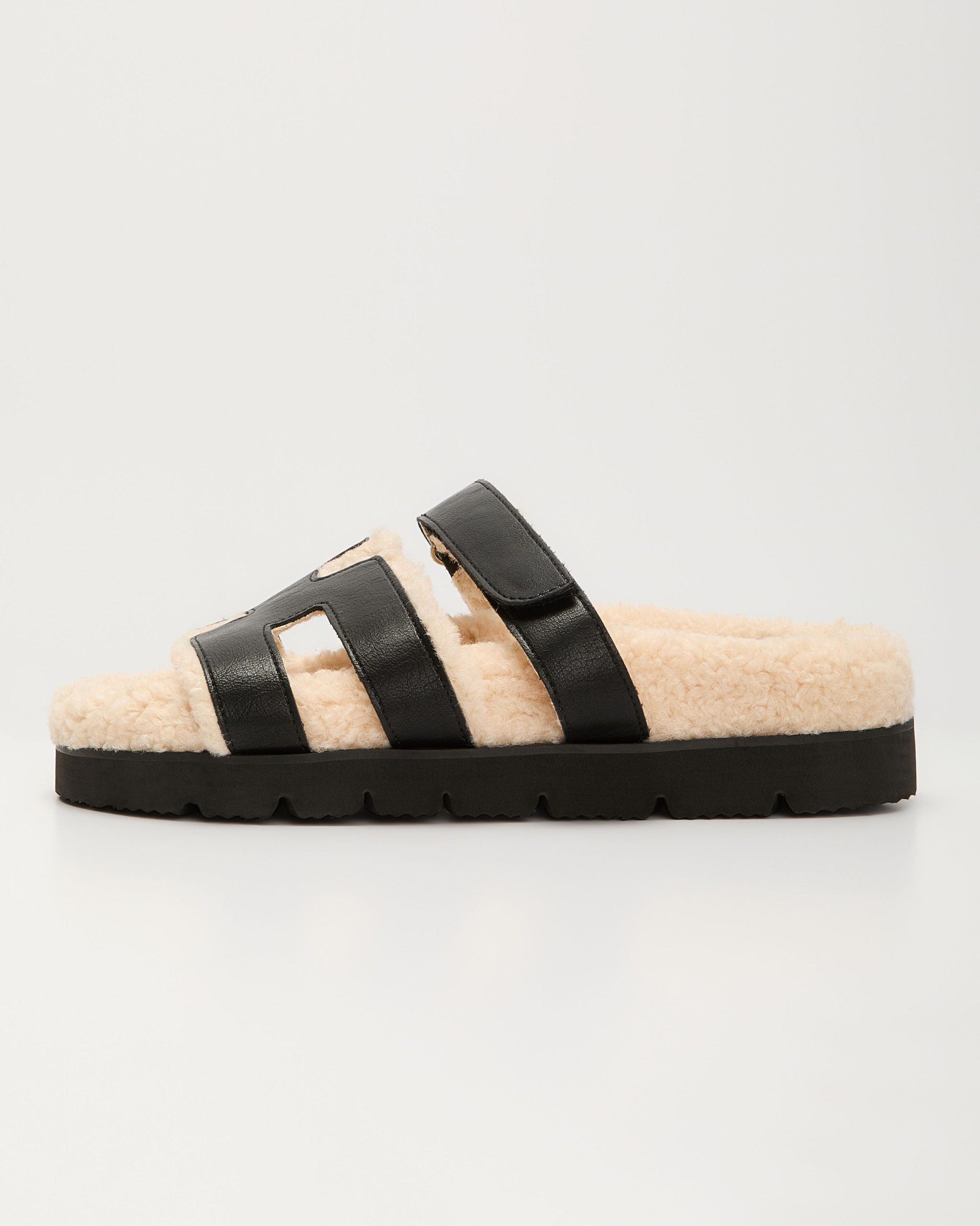 Adelene Sherpa Lined H-Strap Sandal - Image 3