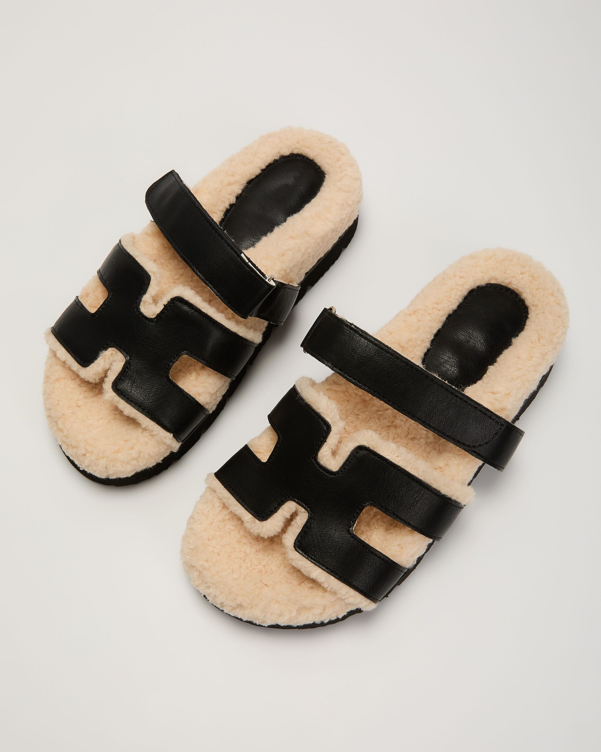 Adelene Sherpa Lined H-Strap Sandal - Image 2