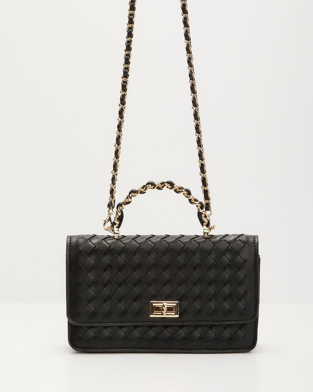 Gretta Woven Leather Crossbody Bag - Image 2