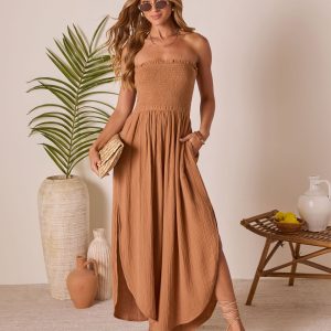 Resort State Strapless Jumpsuit