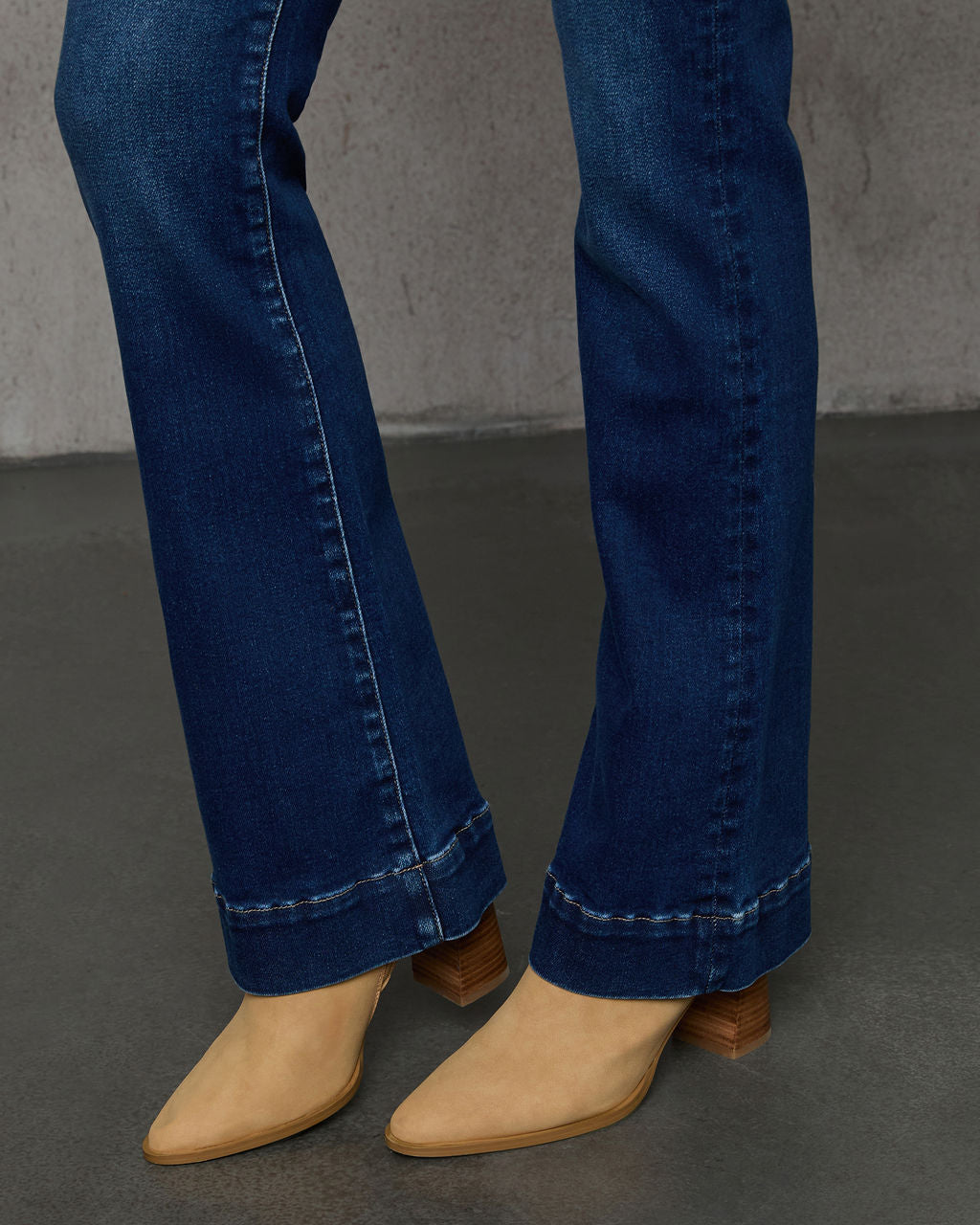 Coraline Super Stretch Mid Rise Flare Jeans - Image 6