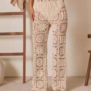 Britlee Crochet Cover Up Pants