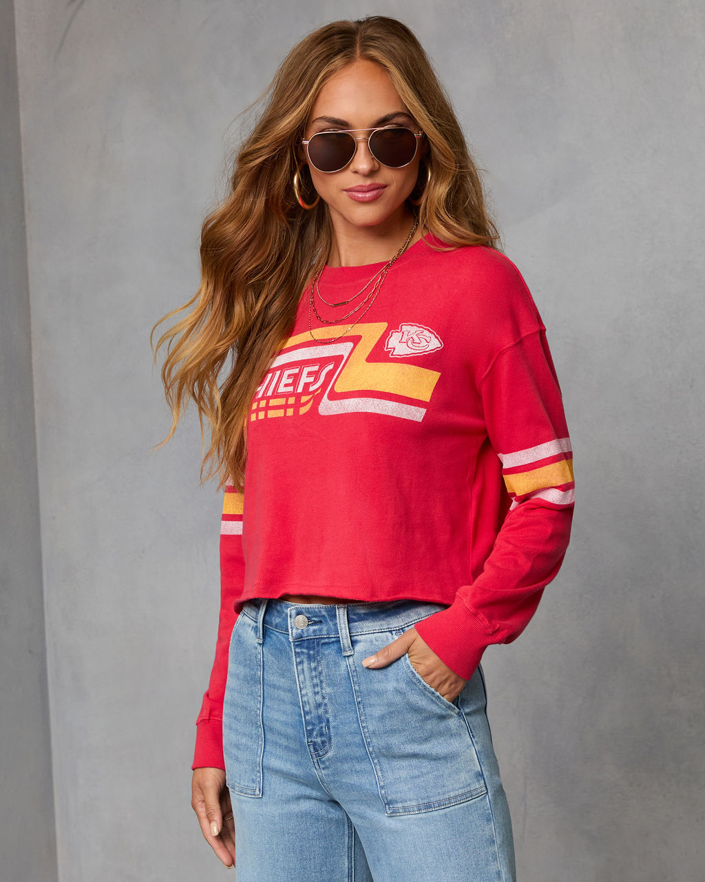 KC Chiefs Long Sleeve Graphic Tee - Image 3