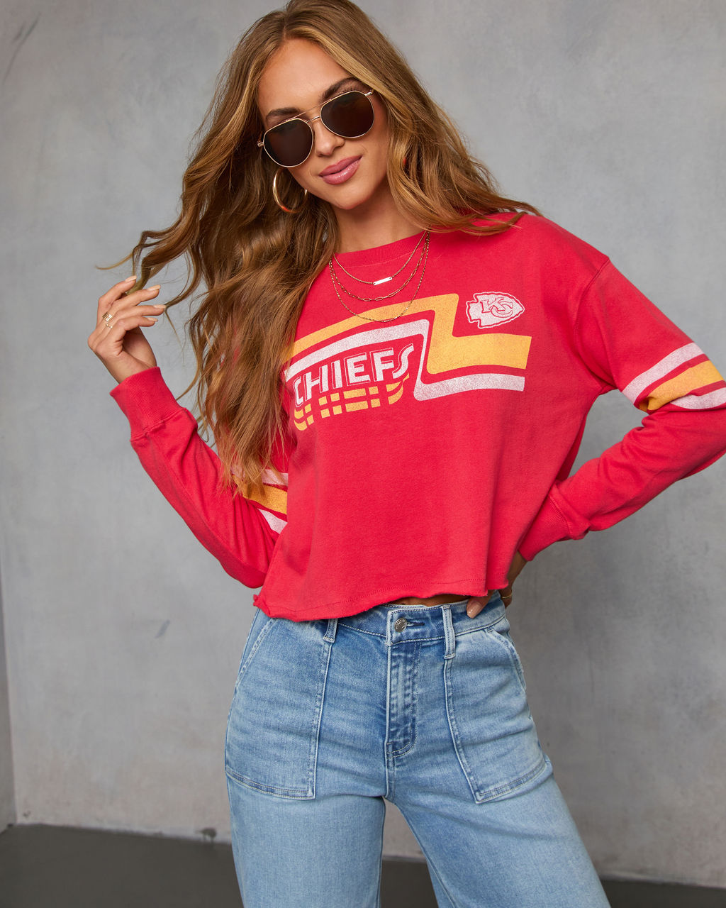 KC Chiefs Long Sleeve Graphic Tee - Image 5