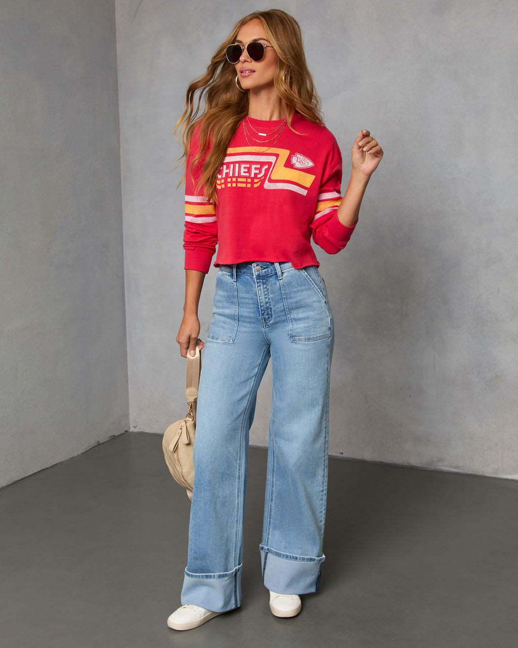 KC Chiefs Long Sleeve Graphic Tee - Image 2